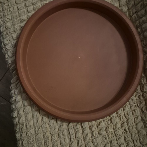 Miltoplast Geramica Plastic Plant Pot Saucer Large 44cm Terracotta New
