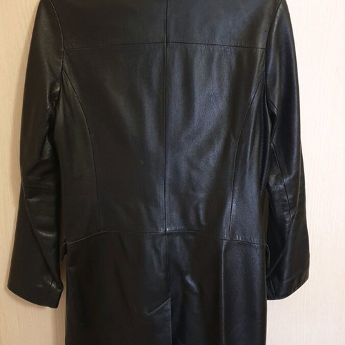 Ralph Lauren women's leather coat like new, black, size S