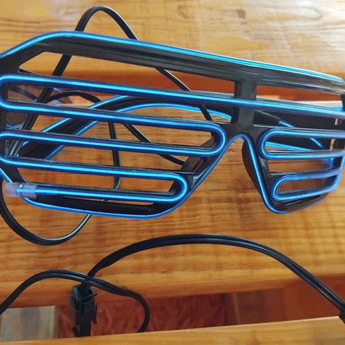Light-Up Glasses like new with 3 lighting modes