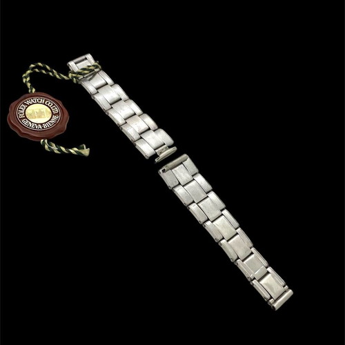 Rolex Oyster used 1930 with folded links and riveted design