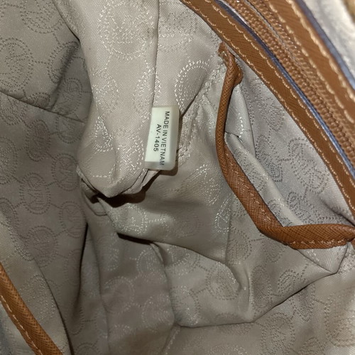 Michael Kors brown backpack