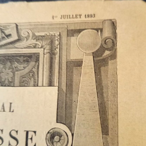 Le Journal de la Jeunesse French magazine 1893 used