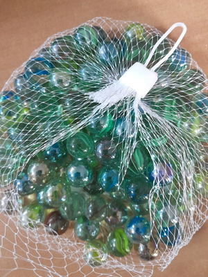 Marbles new, pack of 101 with 5 different shades