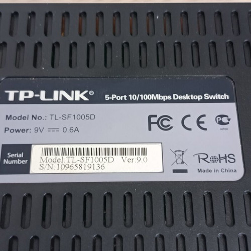 TP-Link TL-SF1005D 5-Port Ethernet Switch 10/100Mbps