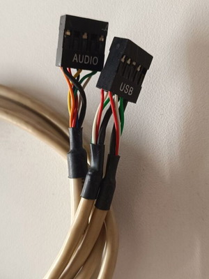 Front Panel USB and Audio Connection Cable like new