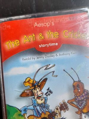 The Ant & the Cricket cassette in protective sleeve
