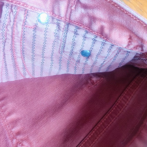 Maison Scotch women's jeans like new, rust red, sizes S/M