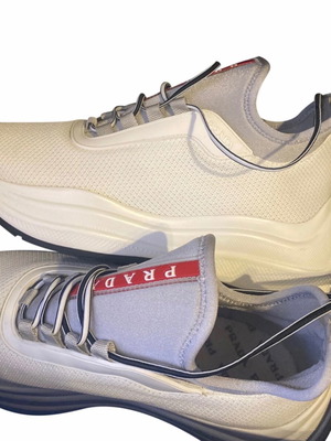 Prada trainers like new, size 36.5, white