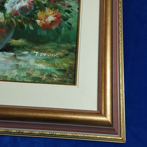 Painting 39x49 used with signature in beautiful frame