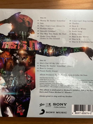 Michael Jackson This Is It 2CD Deluxe Edition μεταχειρισμένο