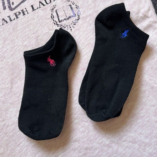 Ralph Lauren T-shirt used with two pairs of socks, pink, size S