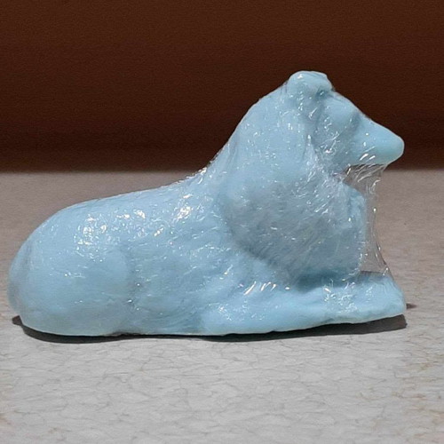 Saltsman Soap collie dog shaped soap, Lassie, new