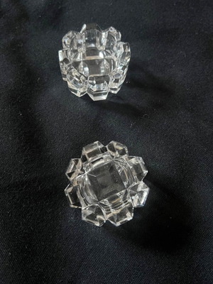 Set of 2 mini candlesticks like new