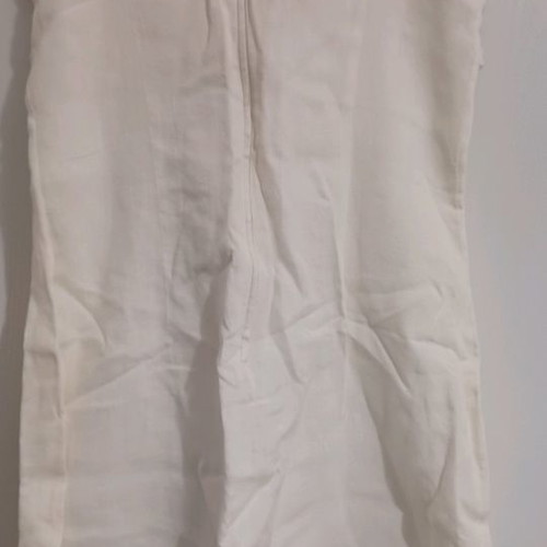 Linen dresses used, set of 2, with bow in white and black