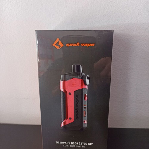 Geekvape Aegis B100 21700 6ml electronic cigarette new, red