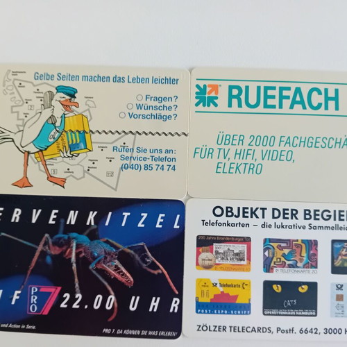 Phone cards Germany pack of 4 like new