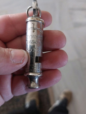 City police whistle used, rare