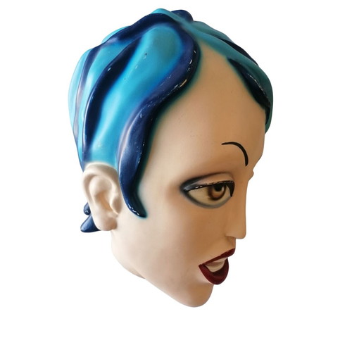 Vintage display heads used, male and female set