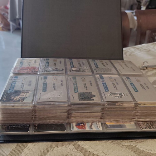Ote phone card collection used, 445 cards in album