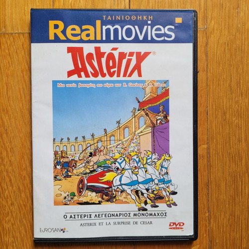 DVD Asterix Legionary Gladiator like new, dubbed