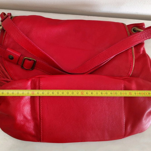 Tuscany Leather shoulder bag red like new