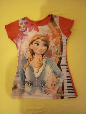 Παιδική μπλούζα Frozen Disney σαν καινούργιο, ροζ πολύχρωμο