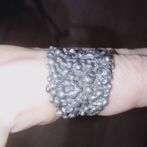 Silver ring handmade, like new