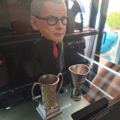Dusan Ivkovic 3D printed figure with Euroleague trophy