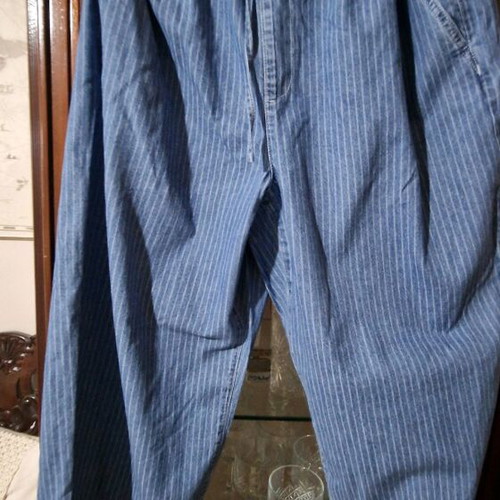 Only Carmakoma striped denim pants new, size M50/32