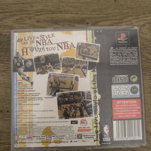 NBA Live 99 PlayStation PS1 game used, sports