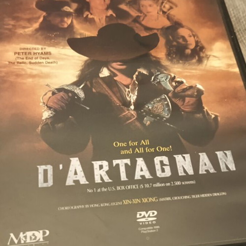 DVD The Legend of Zorro, The Mask of Zorro, D'Artagnan like new