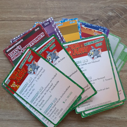 German language cards used, 33 of 80 included