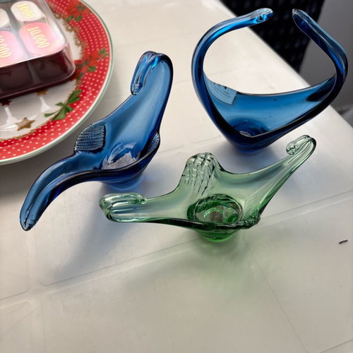 Glass table decorations like new