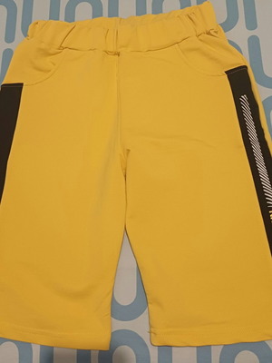 Hashtag kids shorts new, size 14 years, yellow