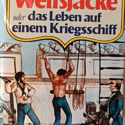 Book Hermann Melville Weissjacke like new, German language