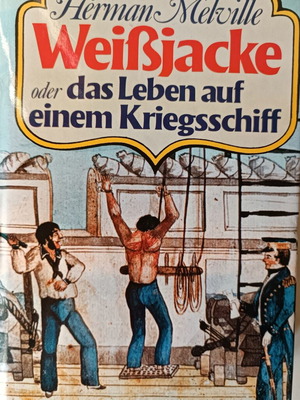 Book Hermann Melville Weissjacke like new, German language