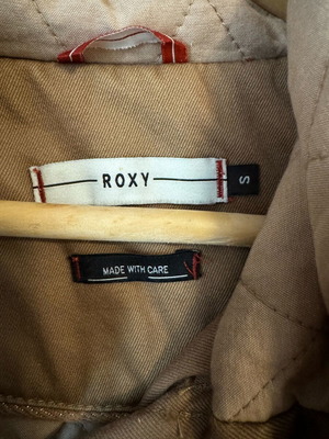 Roxy jacket new, beige and brown, size S
