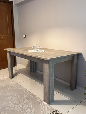 Living room extendable table, 160-200cm length