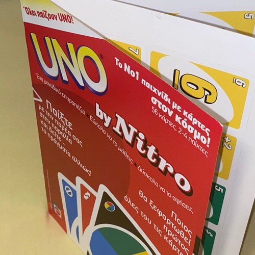 Uno collectible game like new, gift from Nitro magazine in the 00s