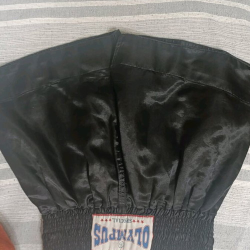 Satin boxing shorts like new