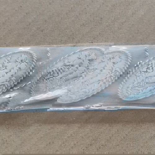 Ασημένια νομίσματα μεταχειρισμένα, 3 20δράχμα Παύλος 1960