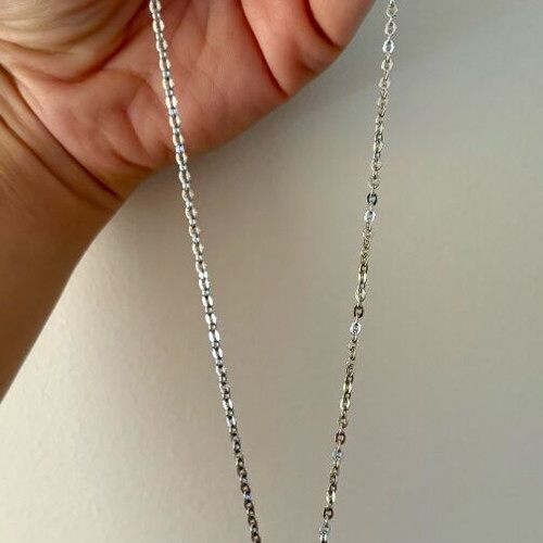 Swarovski necklace new, silver