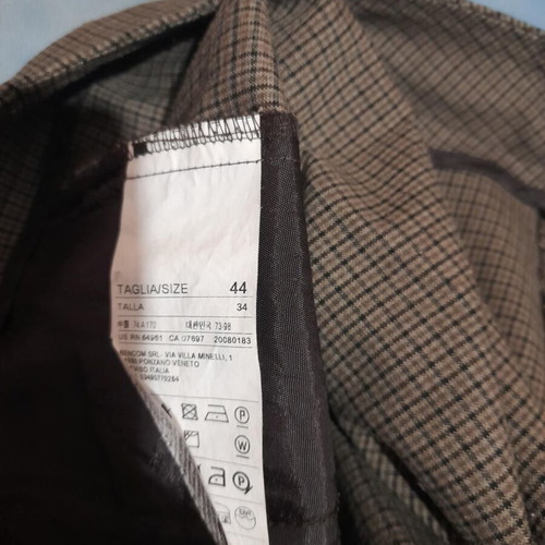 Benetton pants like new, beige and brown