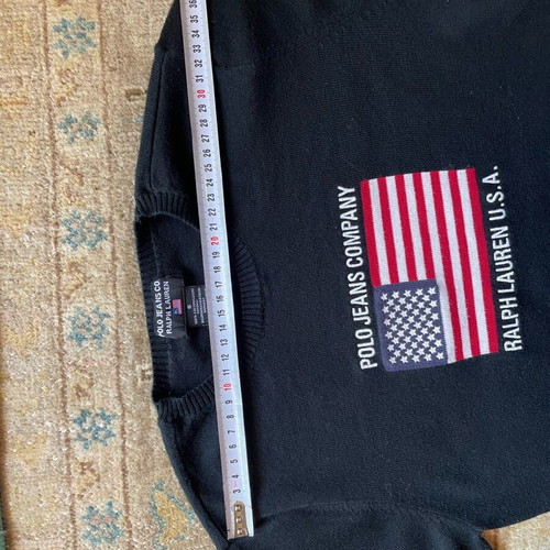 Polo Ralph Lauren Small black, thin knitted spring weave like new