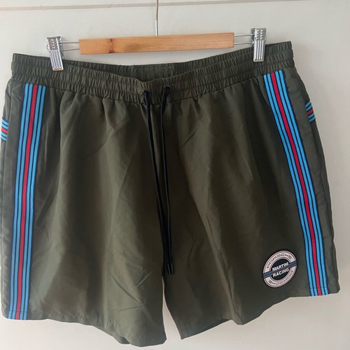 Porsche Lifestyle Martini Racing men's shorts XL, green