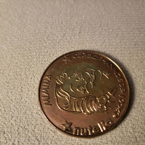 Asterix Nutella coin used, collectible with Mimina