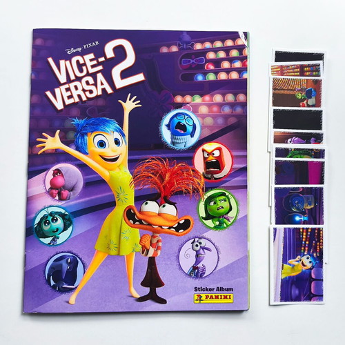 Panini Inside Out 2 Album French Edition and 10 Stickers new