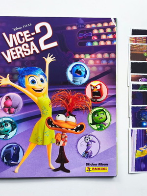 Panini Inside Out 2 Album French Edition and 10 Stickers new