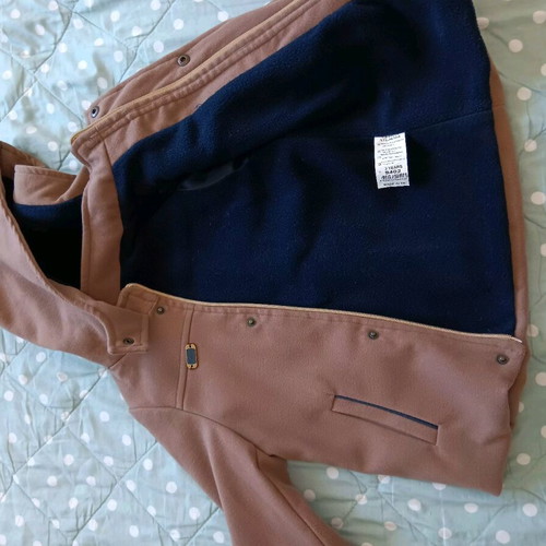 Montgomery coat for 3 years like new, blue and brown