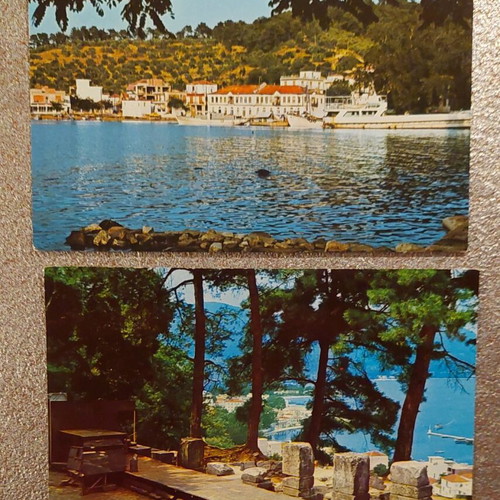 Thasos postcards like new, set of 2